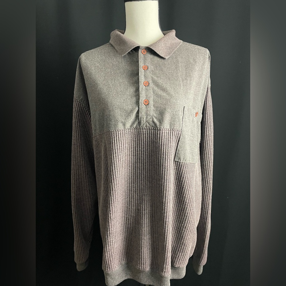 Men's Scandia Woods Gray Button Down Shirt